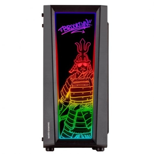 Caixa MARS GAMING MCART ARGB Tempered Glass Preto