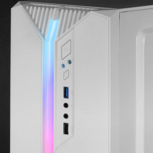 Caixa de PC MARS GAMING Micro-ATX Ultra-Compacta MCS1W (Branco)