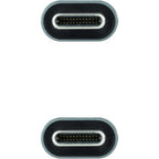 Cabo USB 3.2 Gen2x2 Nanocable 20Gbps 5A/100W 4K@60Hz USB-C M/M 0.5 M Preto