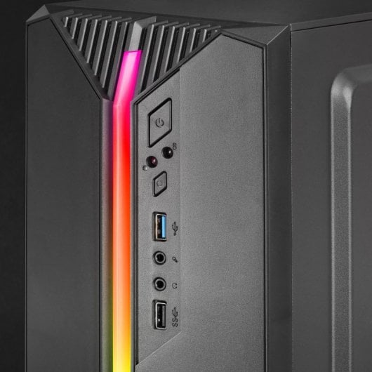 Caixa de PC MARS GAMING Micro-ATX Ultra-Compacta MCS1 (Preto)
