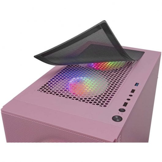 Caixa PC MARS GAMING MCZP (Mini ATX Tower - Rosa)