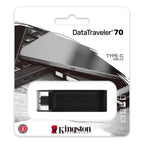 Pen Drive Kingston DataTraveler 70 256GB USB 3.2 Gen1 Preta