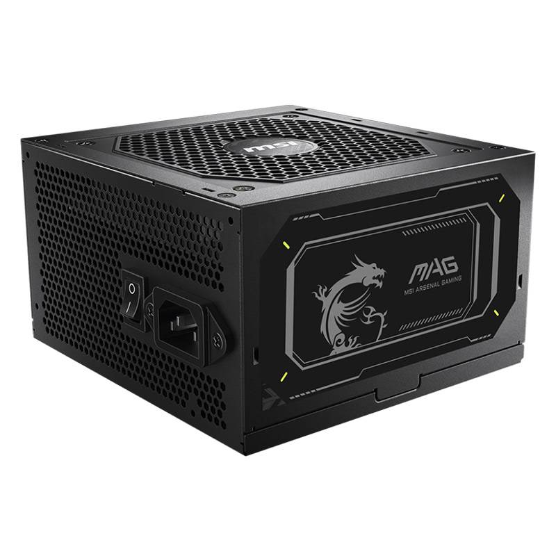 Fonte de Alimentação ATX MSI MAG A750GL PCIE5 II 750W ATX 3.1/PCIe 5.1 80 Plus Gold Full Modular