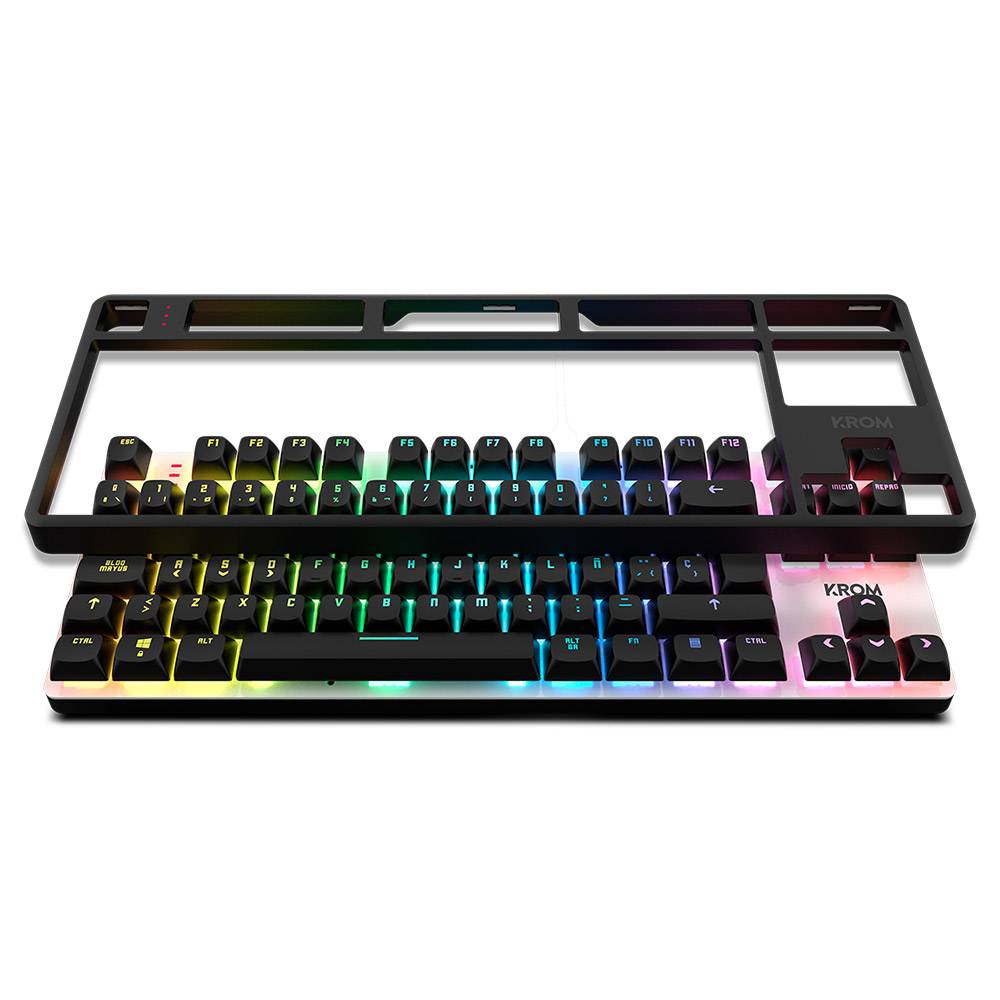 Teclado Mecânico Krom Kernel Pro TKL RGB Wireless Hot Swap Mini PT