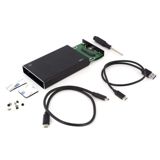 Caixa HDD/SSD Ewent 2.5" SATA USB 3.1 Gen 2 Type C + Type A