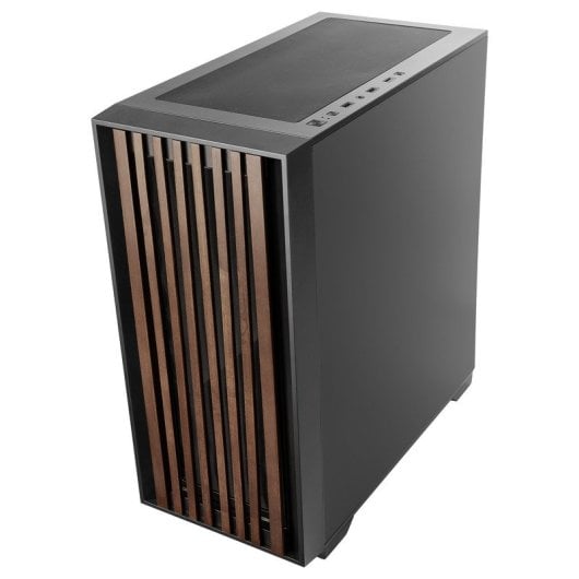 Caixa ATX Mars Gaming MC-WOOD Tempered Glass Preta