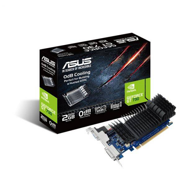 Placa Gráfica Asus NVIDIA GeForce GT 730 (GT730-2GD5-BRK)