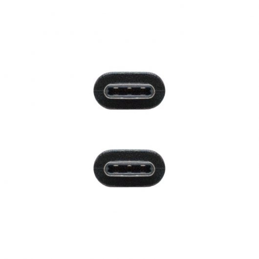 Cabo USB 2.0 3A Nanocable USB-C M/M 2 M Preto
