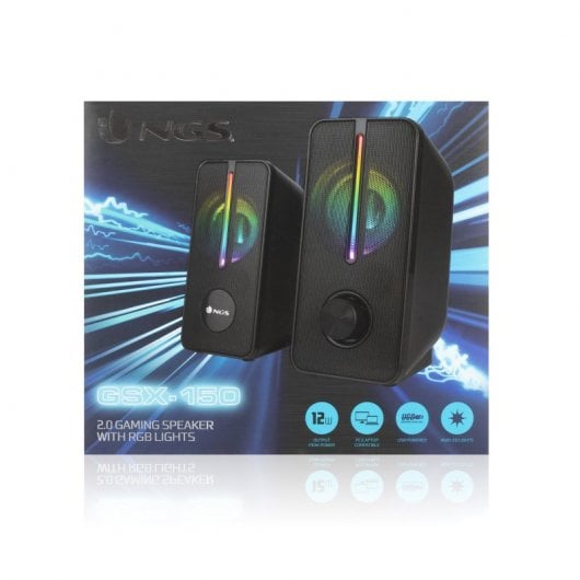 NGS GSX-150 Colunas Gaming Pretas