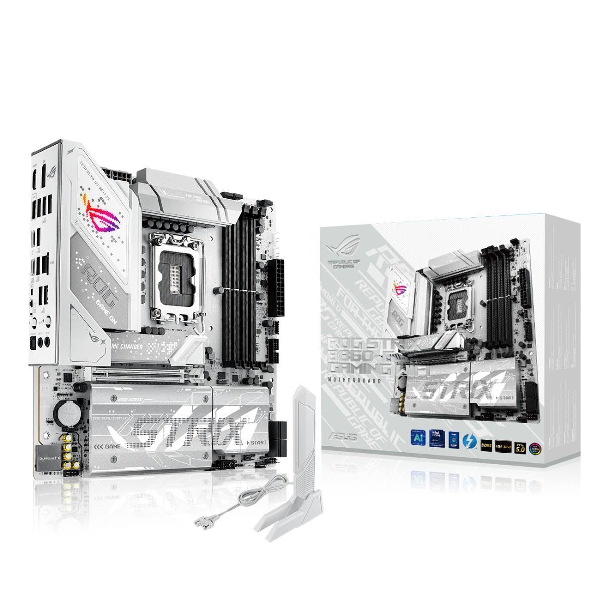 Motherboard Micro-ATX Asus ROG Strix B860-G Gaming WiFi Skt1851