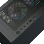 Caixa ATX Aerocool B508A Flow ARGB Vidro Temperado Preto