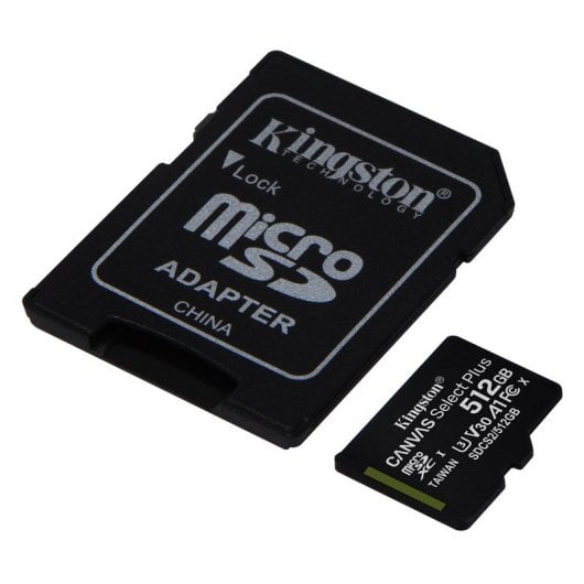 Cartão Memória MicroSD Canvas Select Plus KINGSTON 512Gb