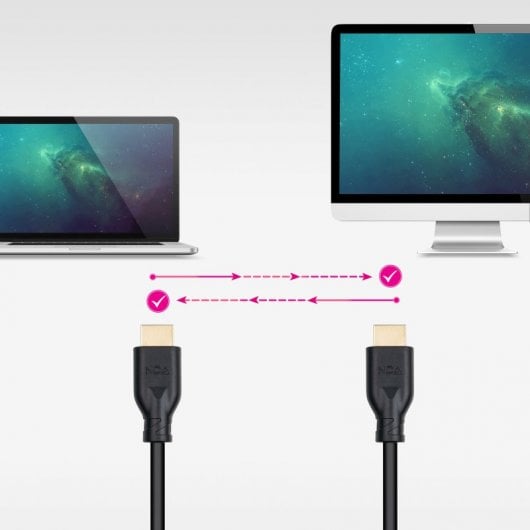 Cabo Nanocable HDMI V2.0 4K@60Hz 18Gbps CCS 3M Preto