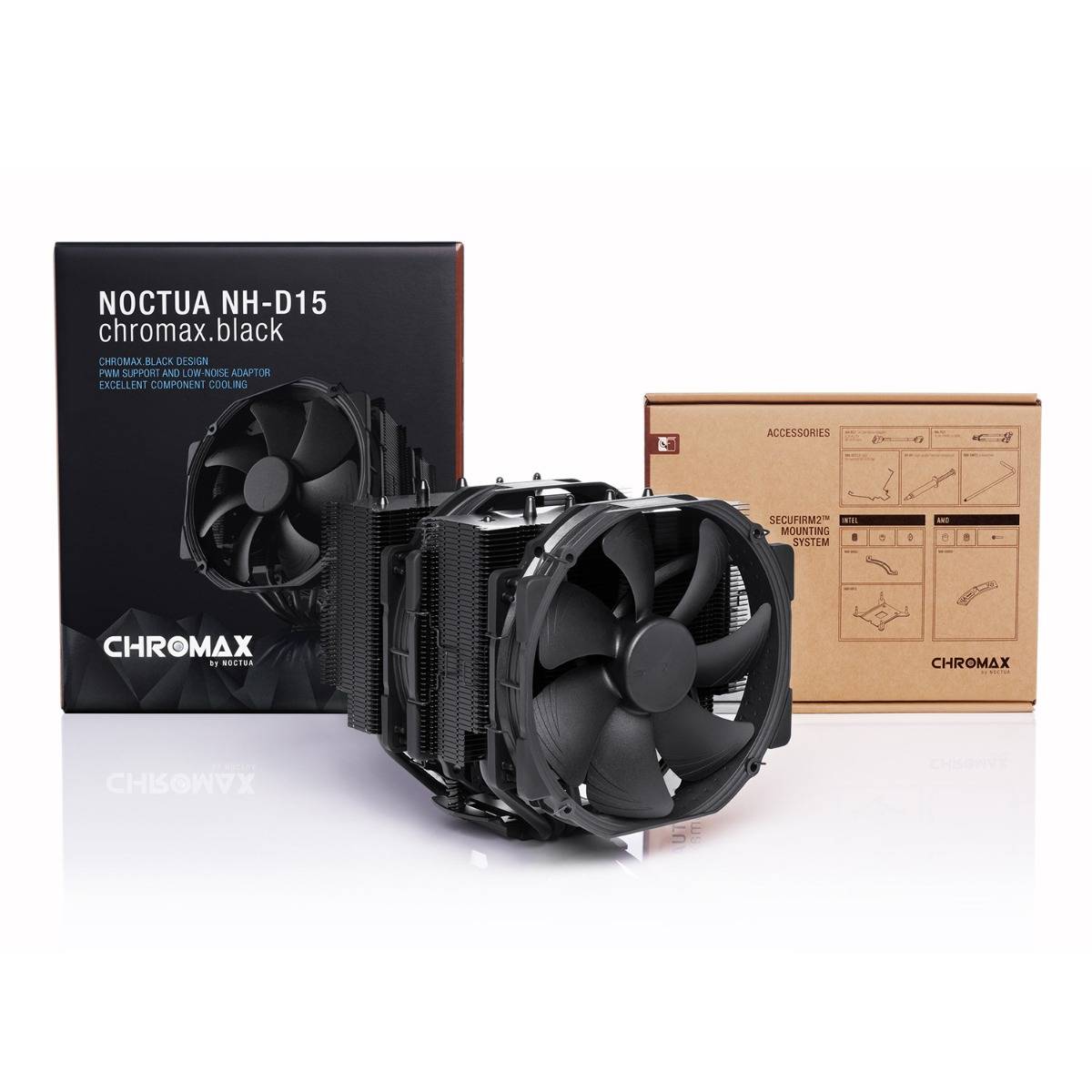 Cooler CPU Noctua NH-D15 Chromax 140mm