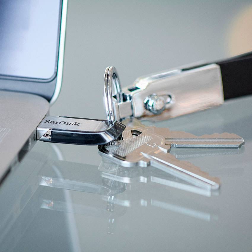 Pen Drive SanDisk Ultra Flair 128GB USB 3.0 Cinza