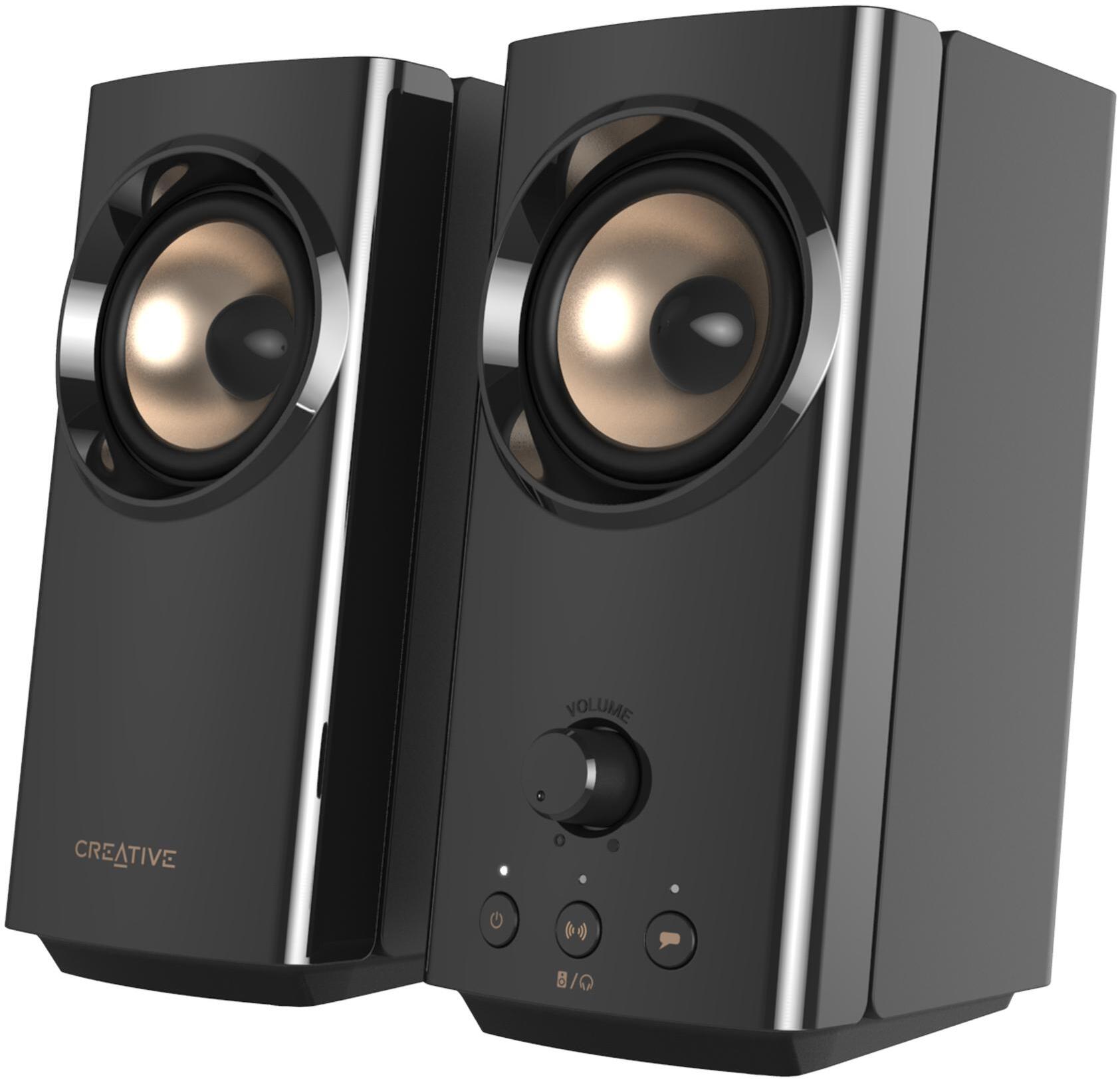 Colunas Creative T60 2.0 BT/USB-C