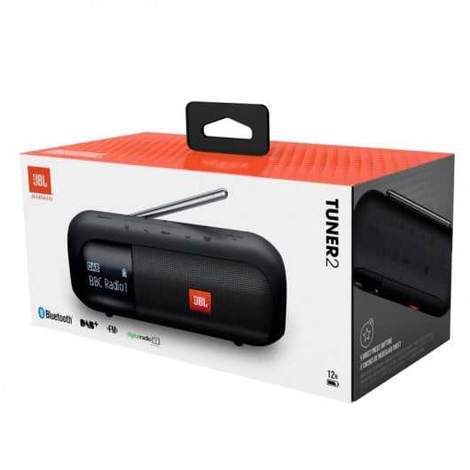 JBL COLUNA E RADIO BLUETOOTH TUNER 2 BLACK