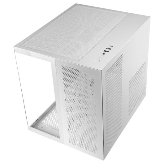 Caixa PC Mars Gaming MC-NOVAM Minitorre Vidro Temperado USB-C Branca