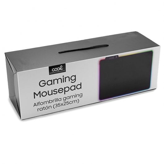 Cool Tapete Gaming RGB Preto