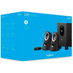Colunas Logitech Z313 2.1 50W Peak / 25W RMS Pretas