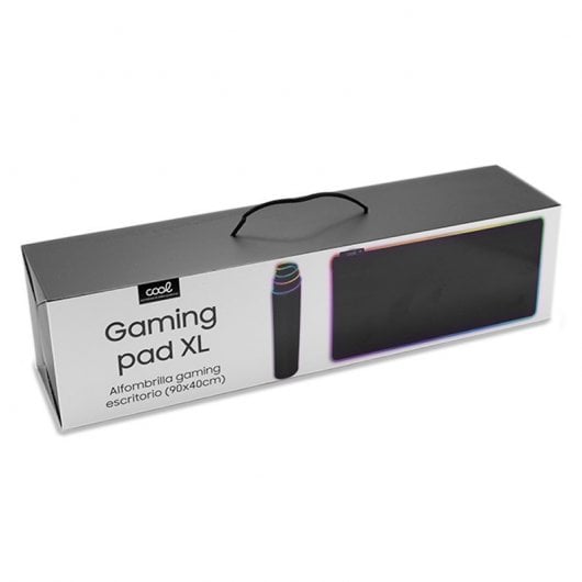 Cool Tapete Gaming XL RGB Preto