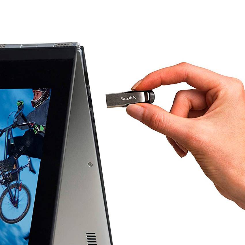 Pen Drive SanDisk Ultra Flair 64GB USB 3.0 Cinza