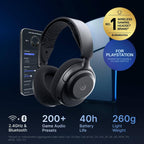 Headset Steelseries Arctis Nova 3P Wireless Multi-Platform Gaming 2.4GHz/Bluetooth for Playstation/PC/Switch/Mobile Preto