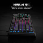 Teclado Corsair K55 Core RGB Gaming Rubber Dome PT