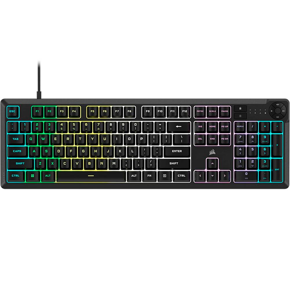 Teclado Corsair K55 Core RGB Gaming Rubber Dome PT