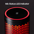 Microfone Condensador Cardióide HyperX QuadCast 2 96Khz 24-bit USB Preto
