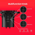 Microfone Condensador Cardióide HyperX QuadCast 2 96Khz 24-bit USB Preto