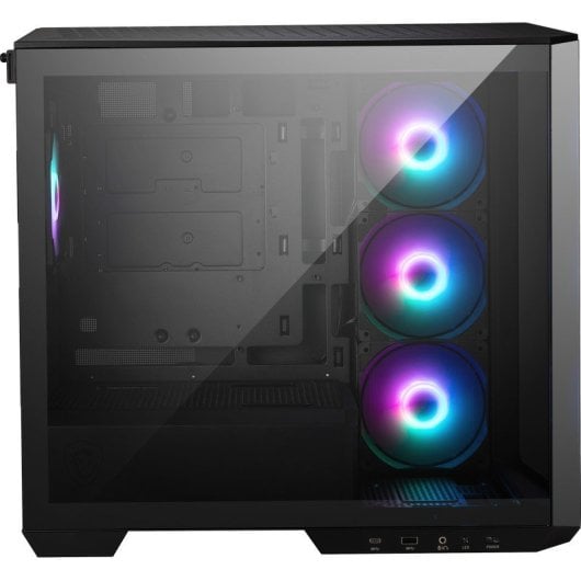 Caixa Micro-ATX MSI MAG PANO M100R PZ Vidro Temperada Preta