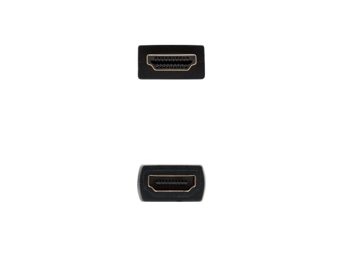Cabo Extensão Nanocable HDMI 2.0 A/M-A/F 2 M Preto