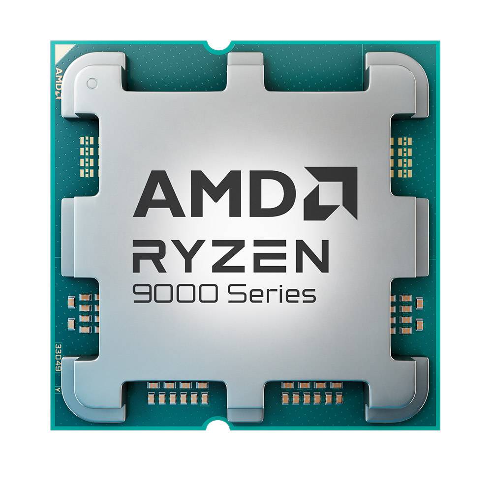 Processador AMD Ryzen 5 9600 "Zen 5" 6-Core 3.8GHz c/ Turbo 5.2GHz 38MB Cache SktAM5