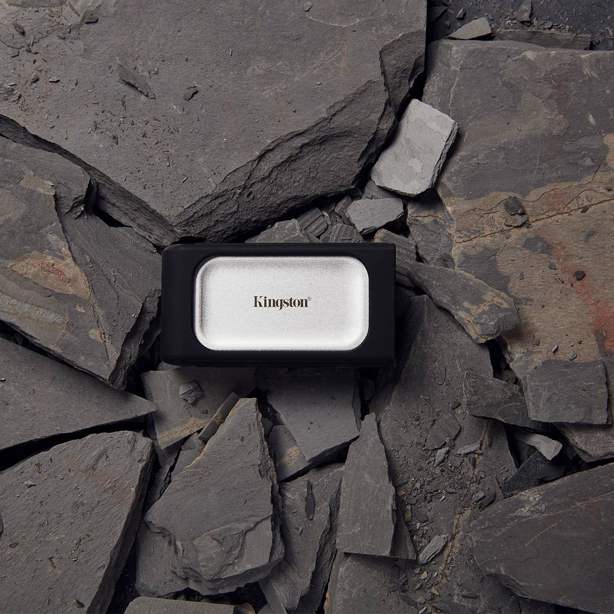 SSD Externo Kingston XS2000 500GB USB 3.2 Gen2 Cinza