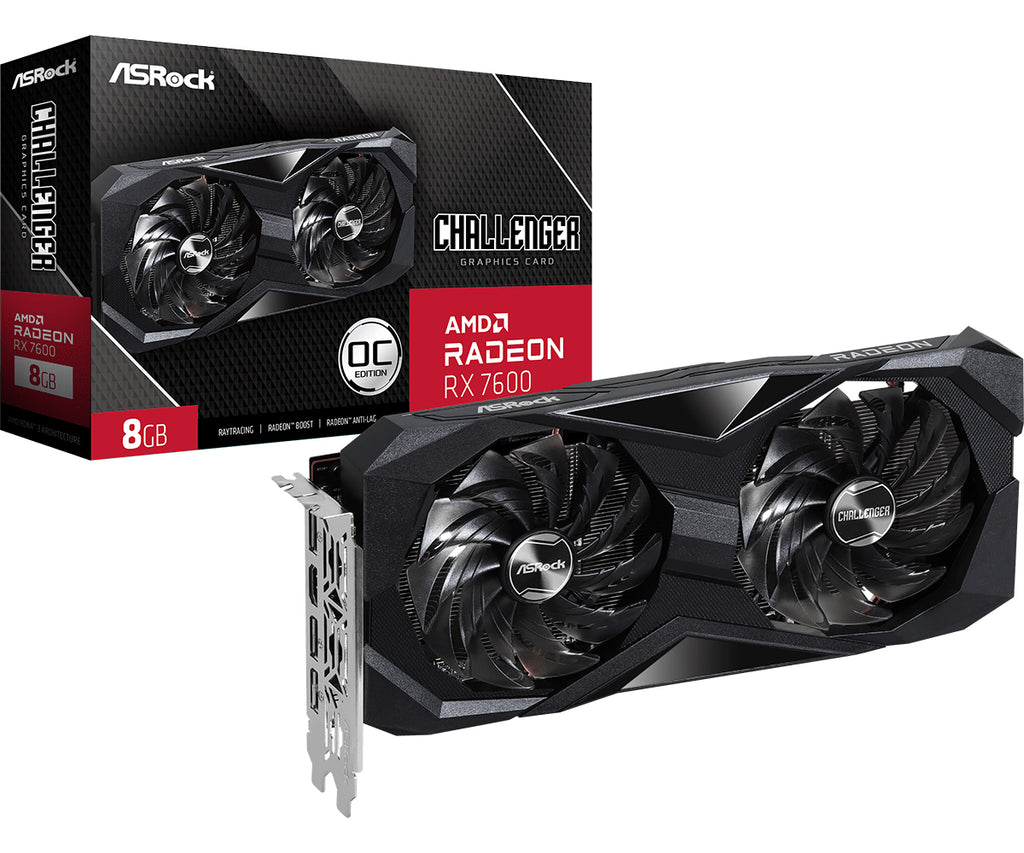 Placa Gráfica ASRock Radeon RX 7600 Challenger OC 8GB GDDR6