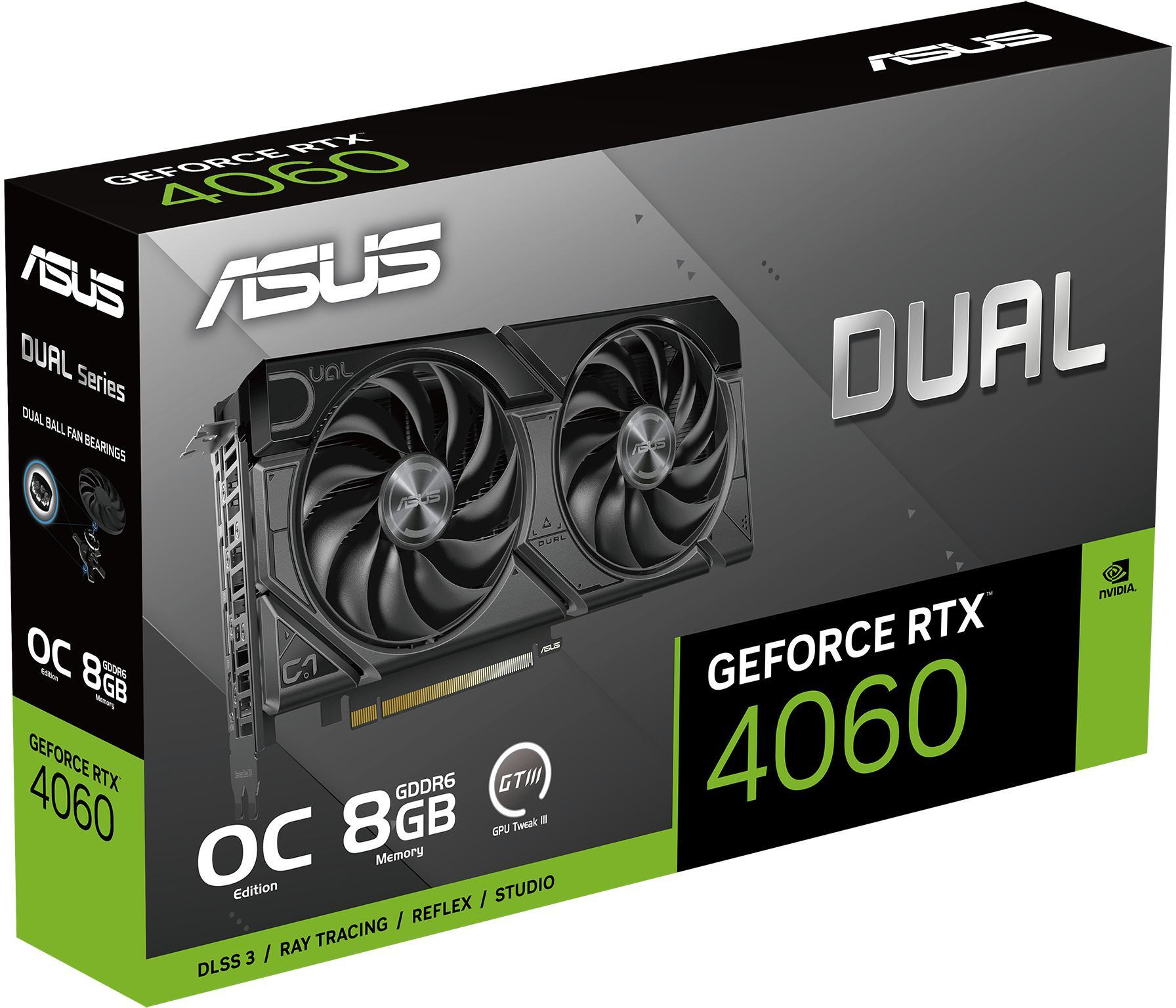 Placa Gráfica Asus Dual Evo GeForce RTX 4060 8GB GDDR6 OC DLSS3