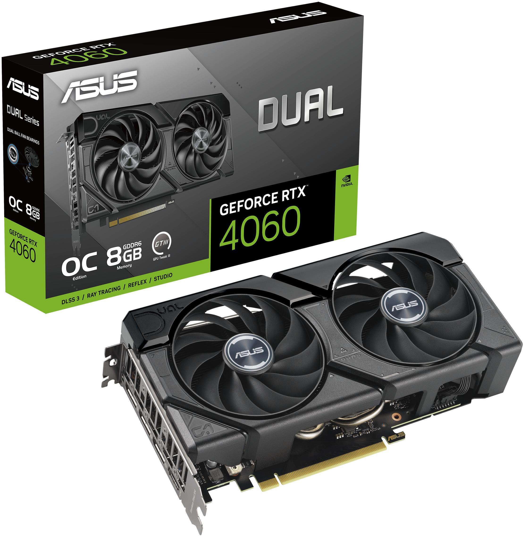 Placa Gráfica Asus Dual Evo GeForce RTX 4060 8GB GDDR6 OC DLSS3