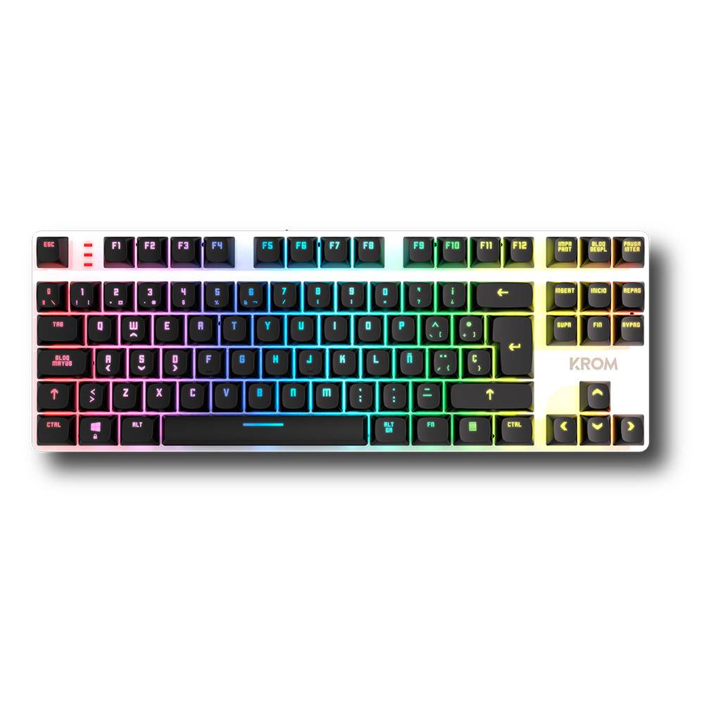 Teclado Mecânico Krom Kernel Pro TKL RGB Wireless Hot Swap Mini PT