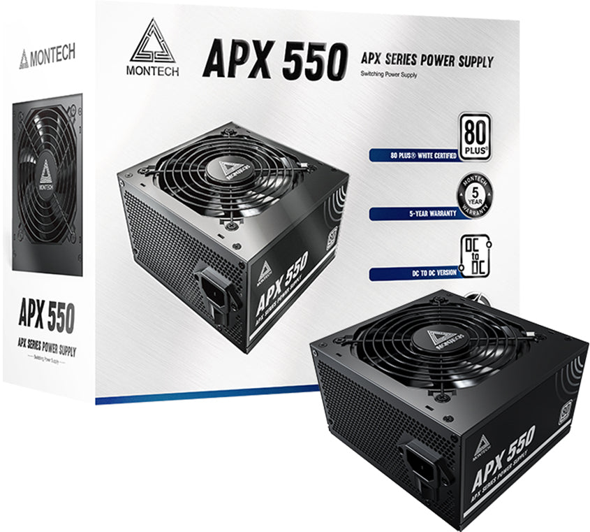 Fonte de Alimentação Montech APX550 550W 80 PLUS