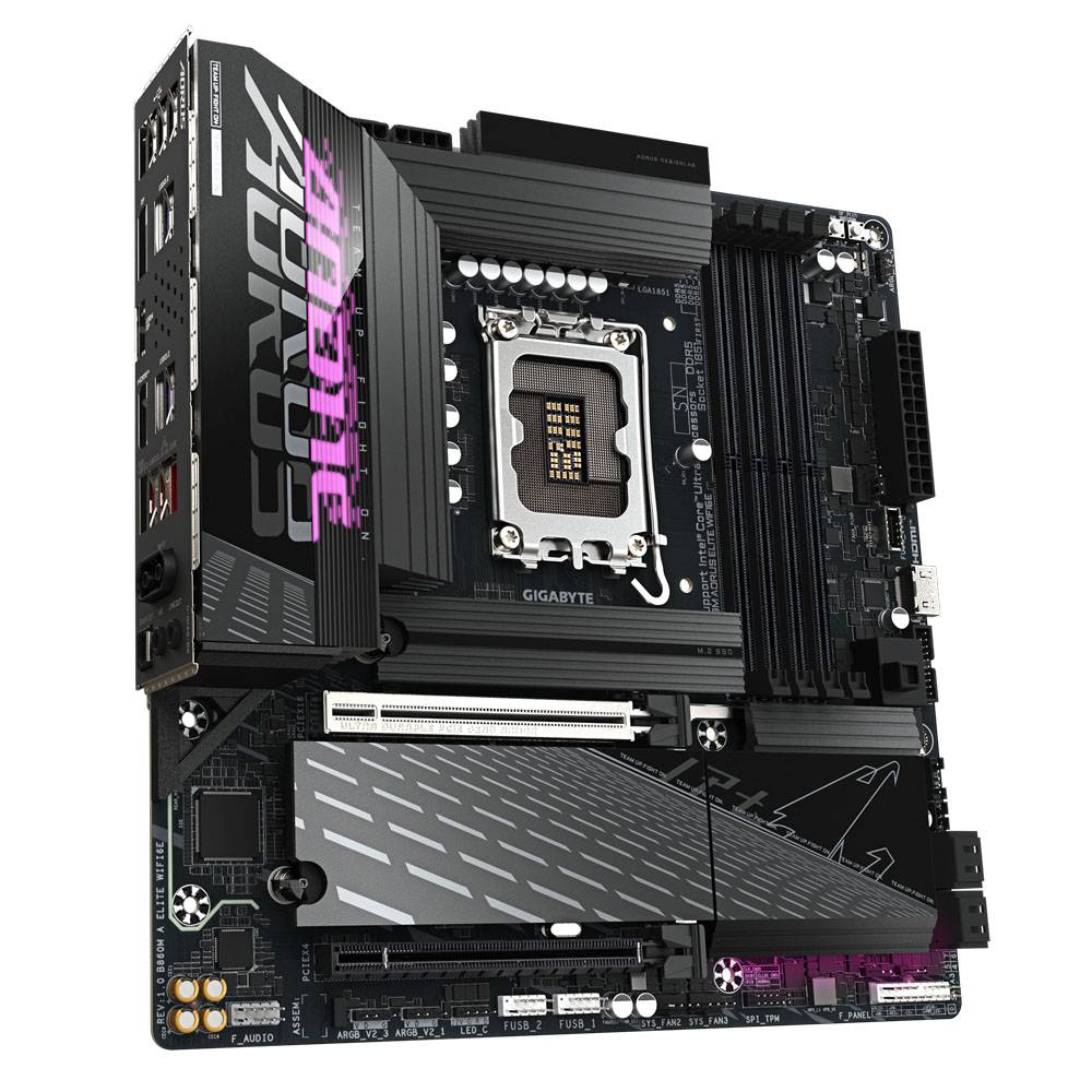 Motherboard Micro-ATX Gigabyte B860M Aorus Elite WiFi6E Skt1851