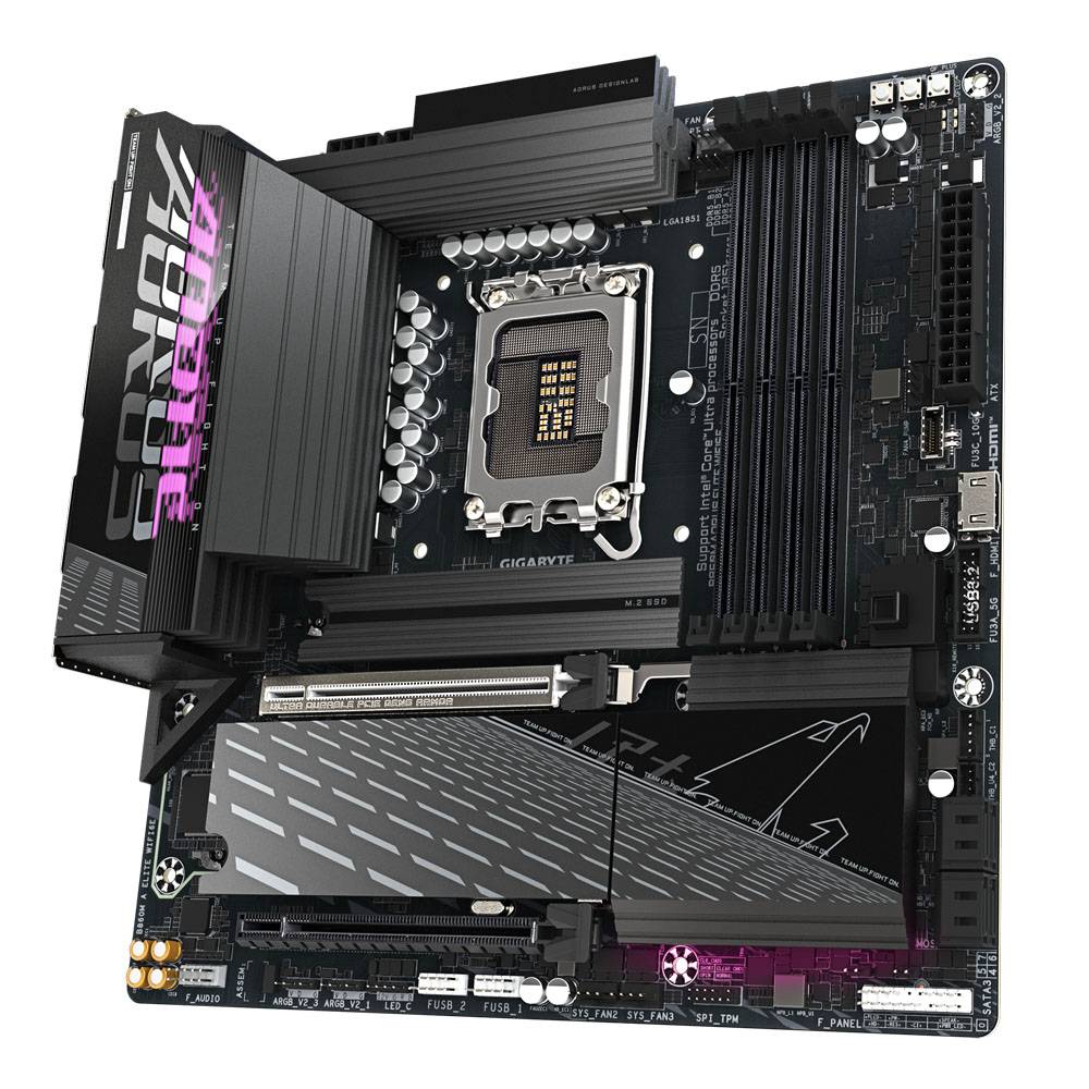 Motherboard Micro-ATX Gigabyte B860M Aorus Elite WiFi6E Skt1851