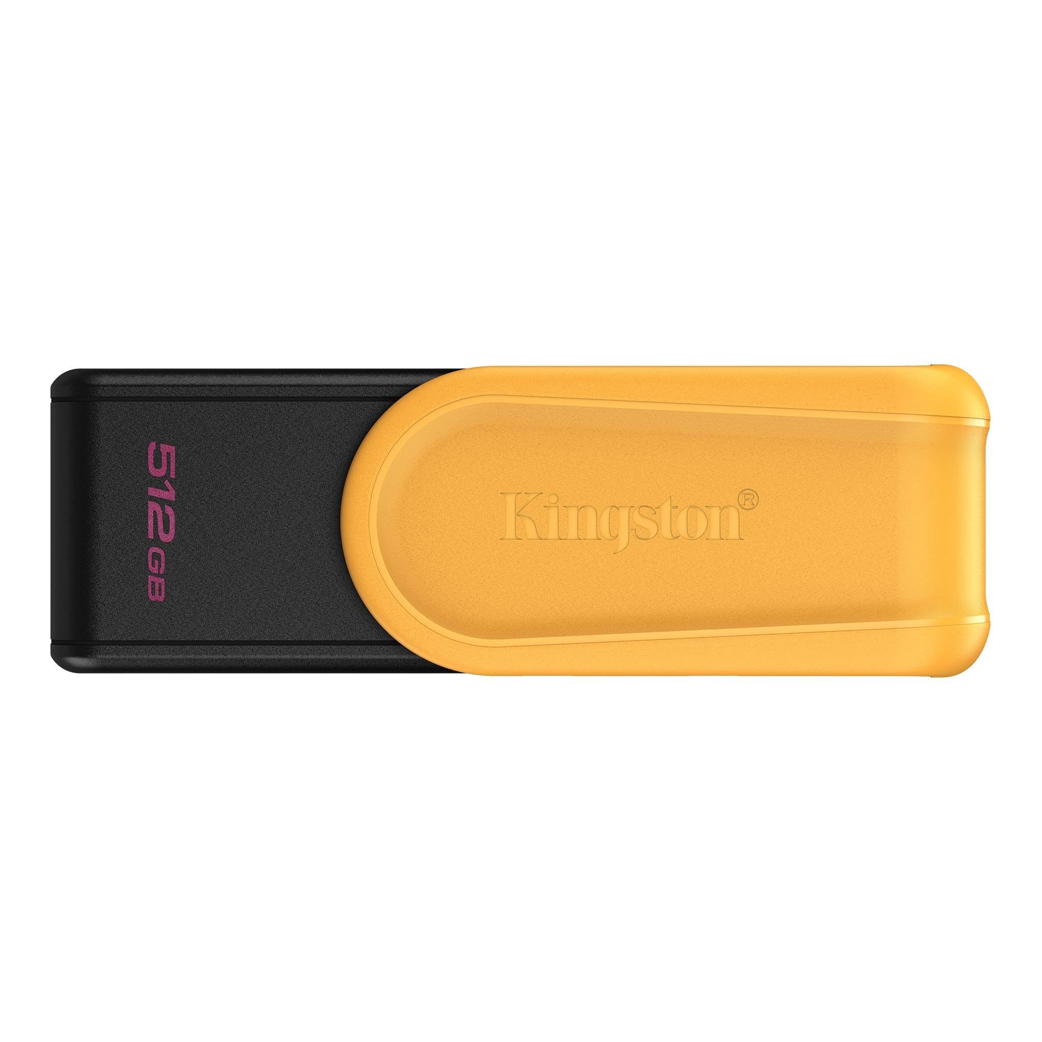 Pen Drive Kingston DataTraveler Exodia S 512GB USB 3.2 Gen1 Preta/Amarela