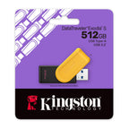 Pen Drive Kingston DataTraveler Exodia S 512GB USB 3.2 Gen1 Preta/Amarela