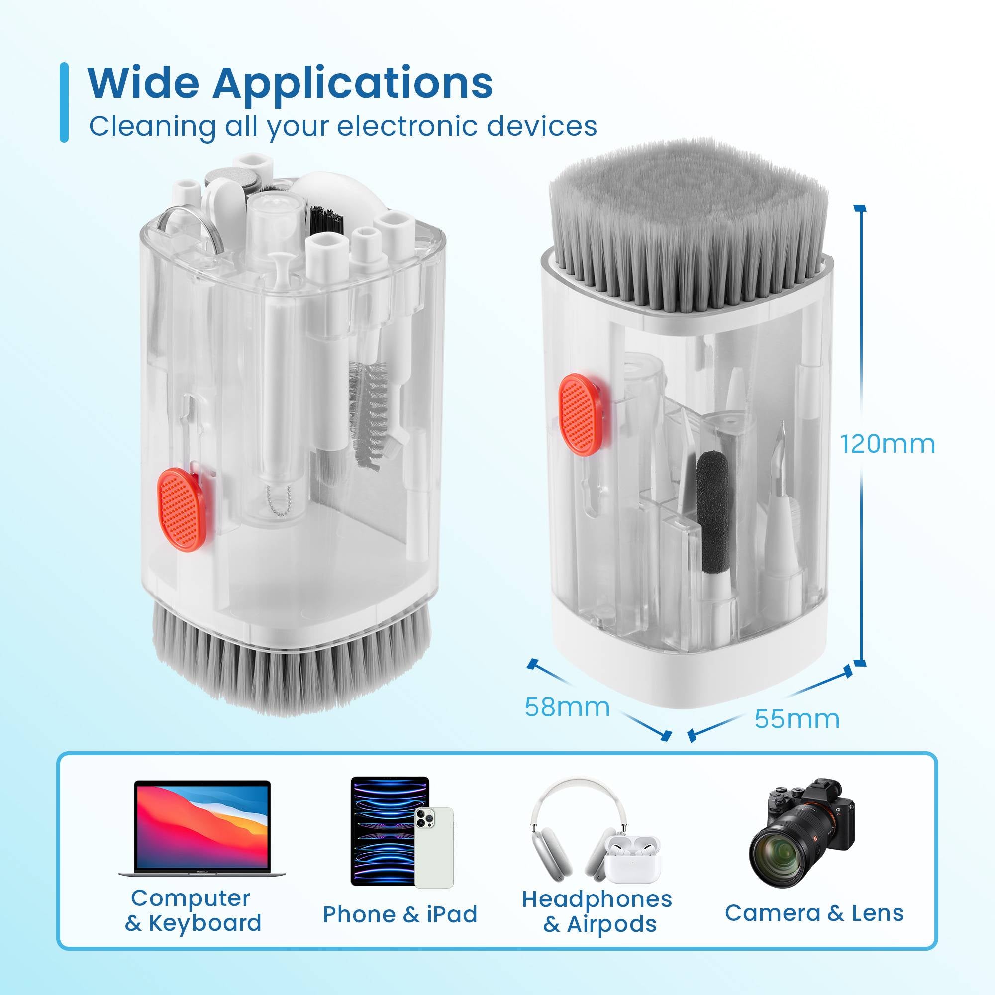 Kit de Limpeza Multifuncional 21 em 1 Ewent EW5631