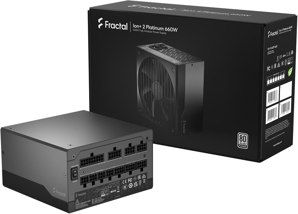 Fonte de Alimentação Fractal Design Ion+ 2 660W 80+ Platinum Full Modular