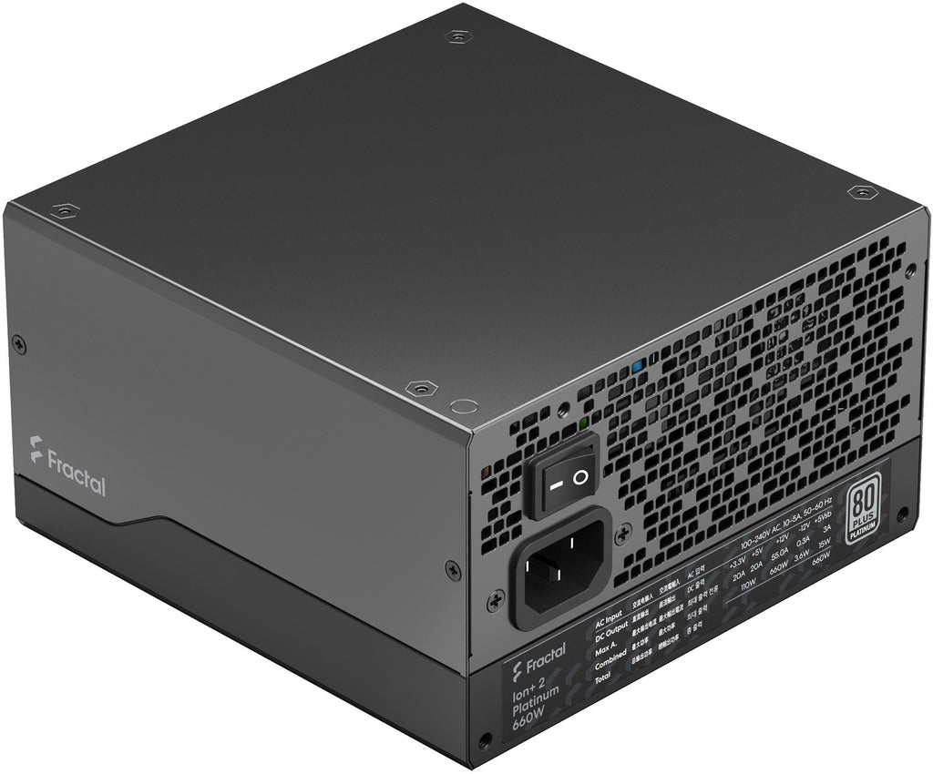 Fonte de Alimentação Fractal Design Ion+ 2 660W 80+ Platinum Full Modular