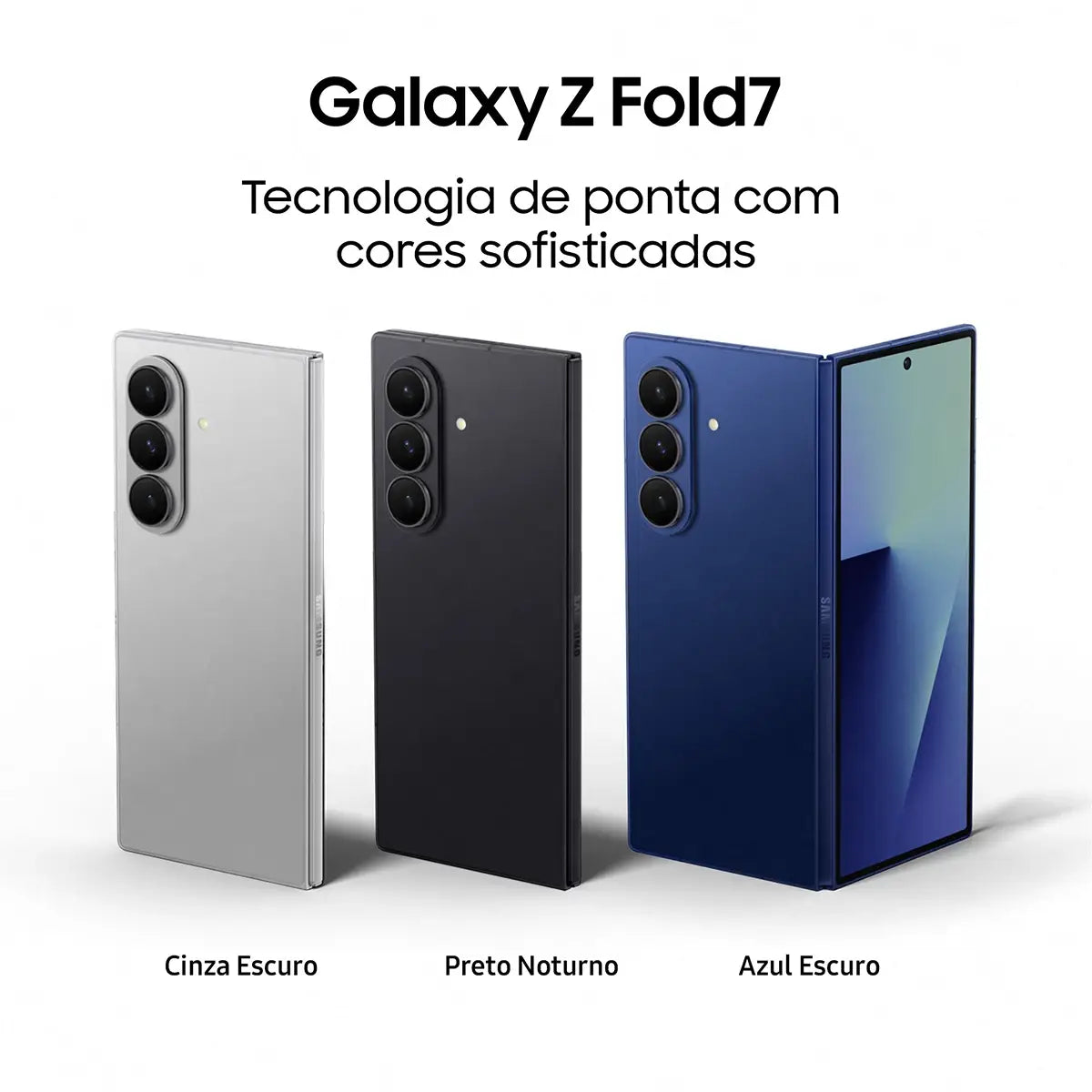 Smartphone Samsung Galaxy Z Fold7 8" 12GB/512GB Dual SIM Cinza Escuro