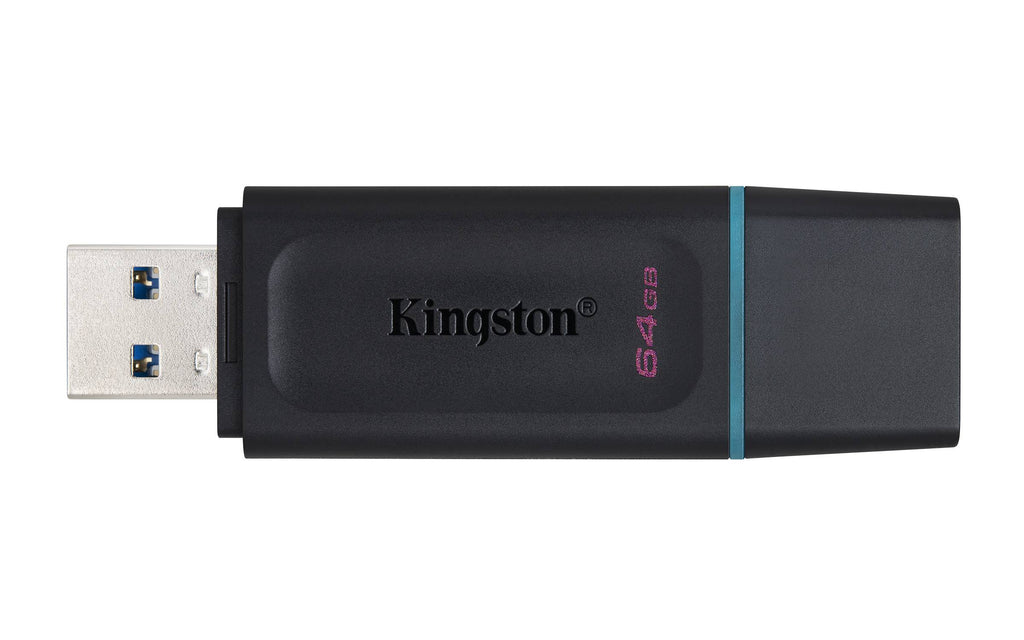 Pen Drive Kingston DataTraveler Exodia 64GB USB 3.2 Preta