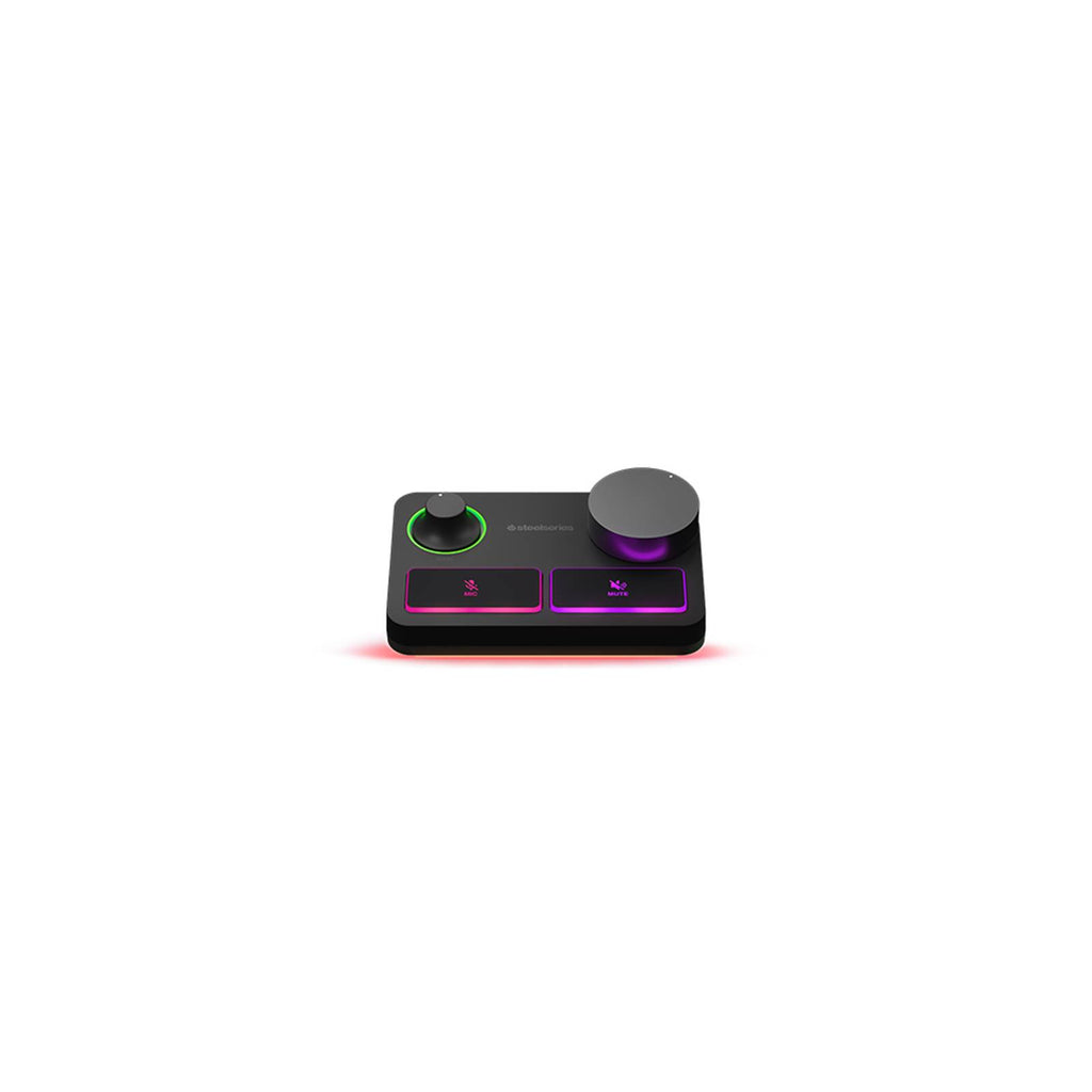 Microfone Condensador Cardióide SteelSeries ALias Pro XLR RGB 48Khz 24-bit USB Preto